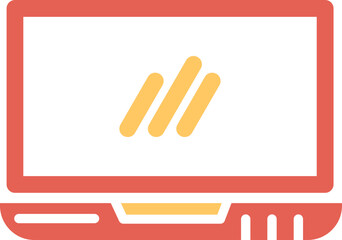 Obraz premium Laptop Vector Icon