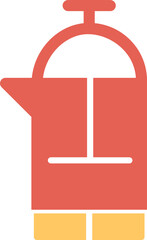 French Press Vector Icon