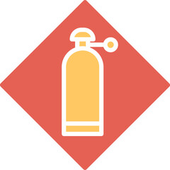 Pressurized Cylinder Vector Icon