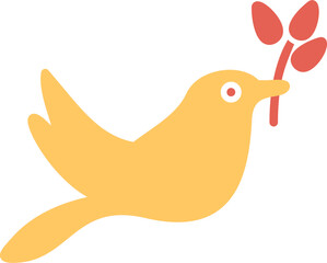 Cute Bird Vector Icon