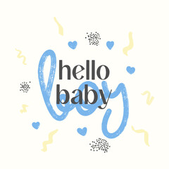 This is a boy, Gender Reveal Party Card Design