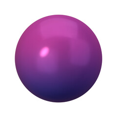 High-quality 3D sphere illustration. Vibrant, shiny, and transparent orb in violet pastel colors. Perfect for modern, geometric designs. Versatile vector for art, web, and graphic projects