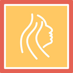 Painting of Woman Vector Icon