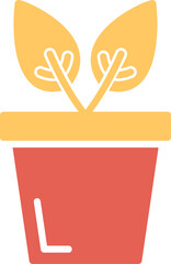 Plant Pot Vector Icon