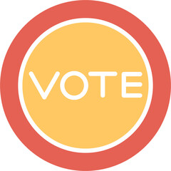 Vote Link Vector Icon