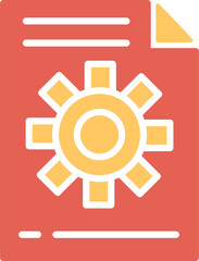 Content Management Vector Icon