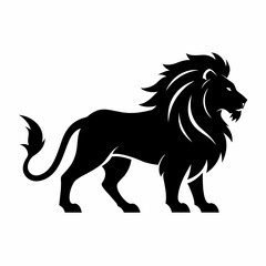A vector logo Lion vector  silhouette