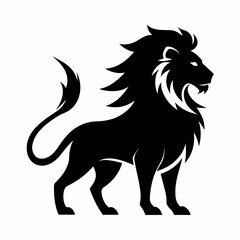 A vector logo Lion vector  silhouette