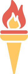 Museum Torch Vector Icon