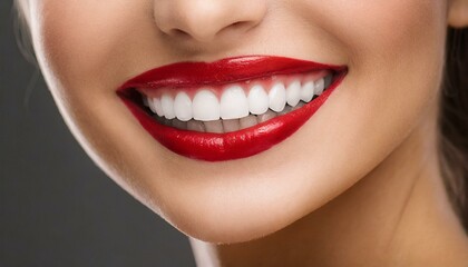 Fototapeta premium perfect female Hollywood smile