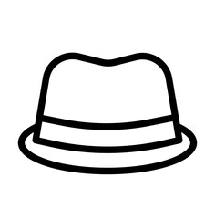 hat line icon