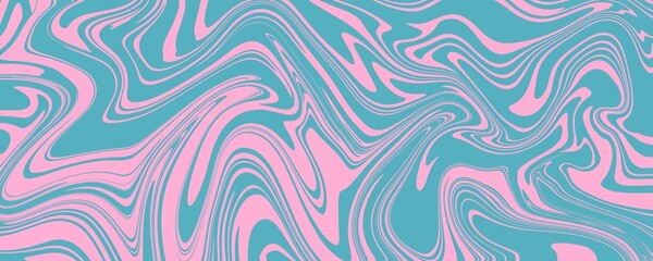 Abstract colorful retro style groovy psychedelic background banner