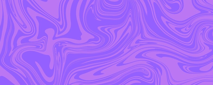 Abstract colorful retro style groovy psychedelic background banner purple