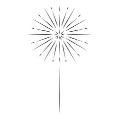 Obraz premium firework transparent background