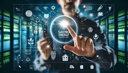 image depicting the concept of saving energy.