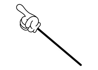 指示棒　指差し棒　右手