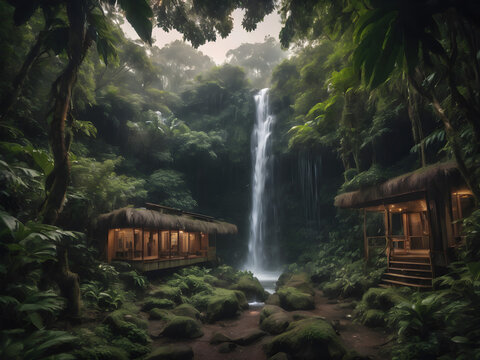 waterfall in the forest