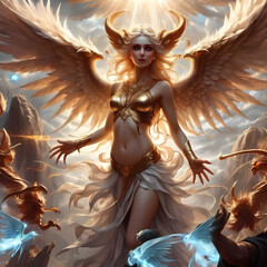 angel with wings