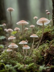 Fototapeta premium mushrooms in the forest