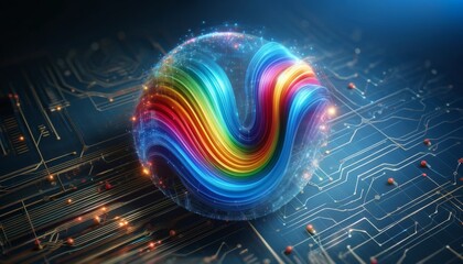Rainbow technological data stream