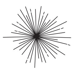 Fototapeta premium firework transparent background