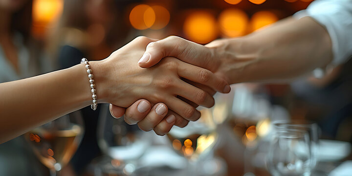 Closeup Of A Networking Event With Hands Shaking And Exchanging Business Cards Macro Photography And RealTime Eye AF Highlight The Intricate Details And Intensity Of The Interactions