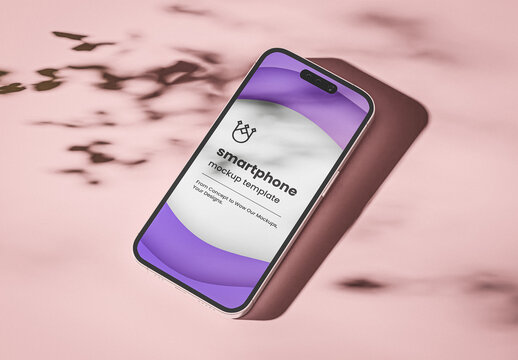 Silver Cellphone Mockup