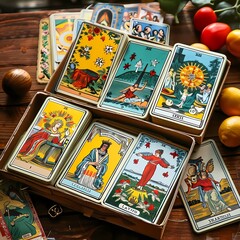 collection of tarot cards 