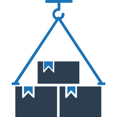 Container Dual Tone  vector Icon