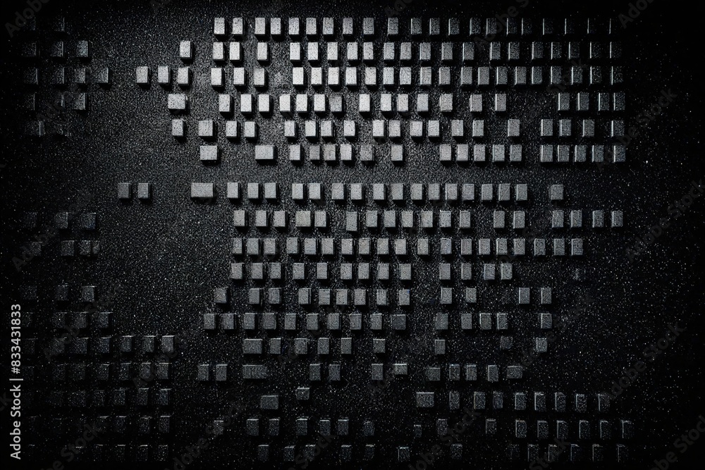 Wall mural binary code background