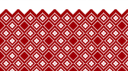 fabric , geometric abstract seamless pattern tradition design for background .