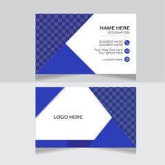 Naklejka premium Modern and creative business card