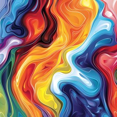 Obraz premium Colorful liquid marble texture background