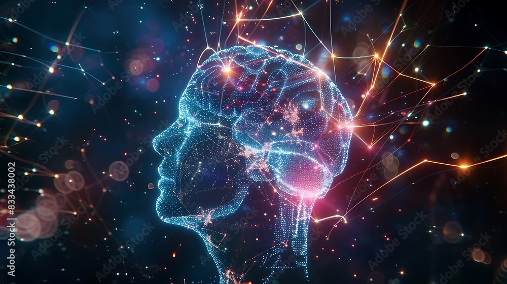 Poster creating new realms: the birth of the virtual world
