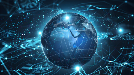 World Internet Day concept featuring wireless networks and cyber security.