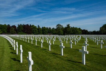 Henri-Chappelle American Cemetery in Belgium resting place for more than 7,000 U.S. servicemen from World War 2