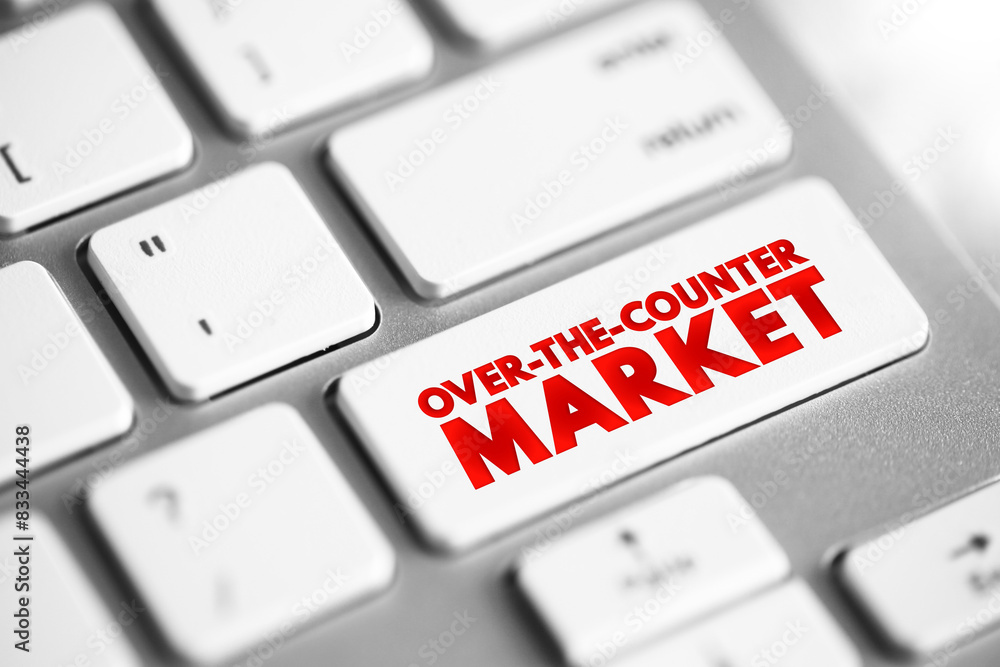 Poster over-the-counter market is done directly between two parties, without the supervision of an exchange