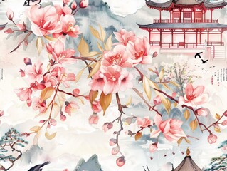Beautiful seamless pattern	