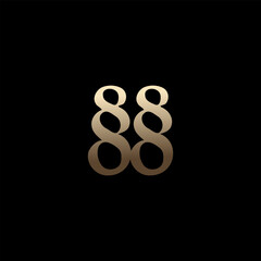 8888 logo luxury Vectors