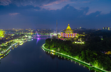 view of river and the city