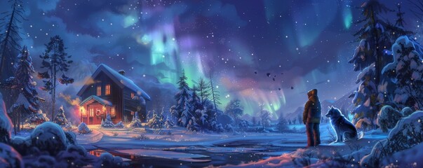 A magical winter night