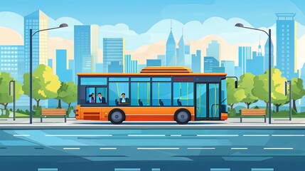 Bus Driver on a City Route