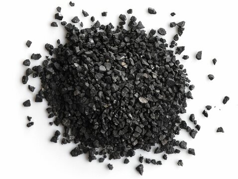 Pile of Boron Isolated on White Background. Generative ai.