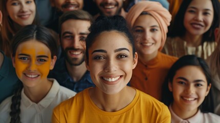 Obraz premium Promoting Inclusivity and Social Justice: Building Community Unity through Diversity, Respect, and Collaboration
