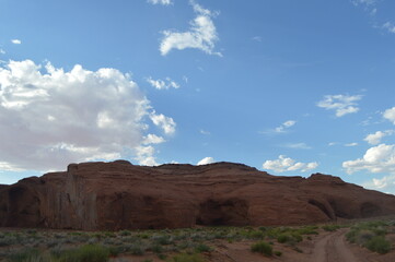 Rock formations in the summer at Monument Valley Navajo National Park, USA