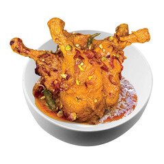Roast masala food chicken cooked spicy curry masala