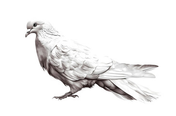 dove isolated on white background