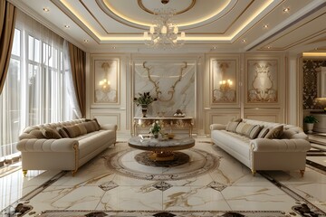 A Luxurious Living Room
