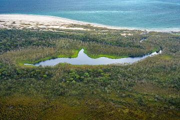 Dolphin Lake, Moreton Island, Queensland, Australia