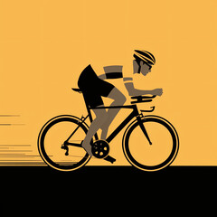 a dynamic image of cycling in the Paris Olympics.